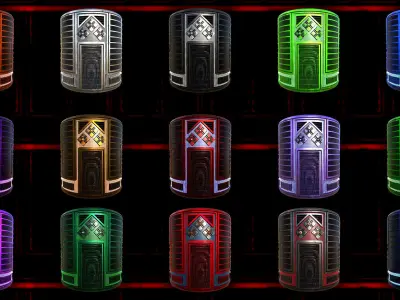 Unique Sci-Fi Material Generator Texture