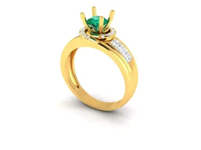 Women ring 3dm stl fbx obj render details 3D print model order