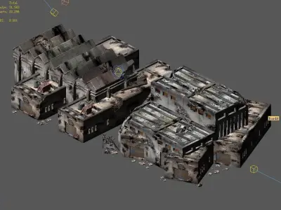 The future - urban waste 05 3D model