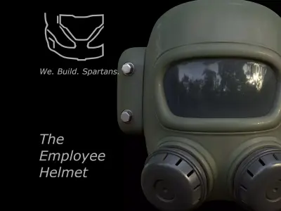 The Employee Helmet 3d print file 3D print model