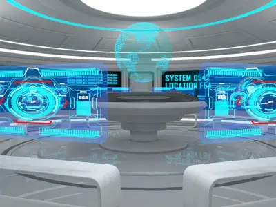 Sci Fi Room 3D model