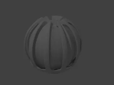 Alien Ball  Low-poly 3D model