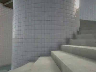 liminal space Low-poly 3D model