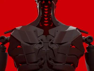 Sci Fi - Character 01 - Bust 3D  3D model