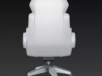 Futuristic Sci-fi Chair Low-poly 3D model