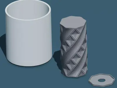 Lamp Diamant V 1 2 3D print model