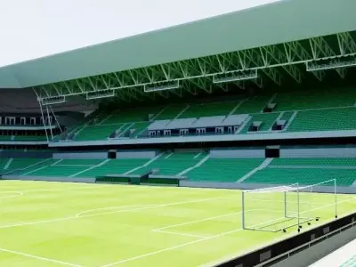 Stade Geoffroy-Guichard - Saint Etienne Low-poly 3D model