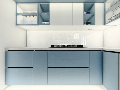 KITCHEN INTERIOR DESIGN 3D model