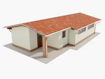 Italian Farm Building - Garage 1 3D model