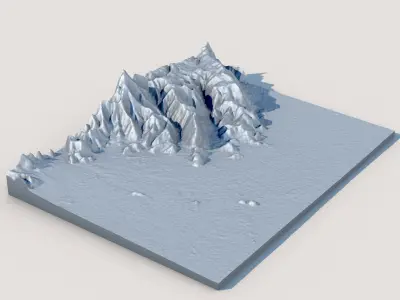 Terrain 3 3D model