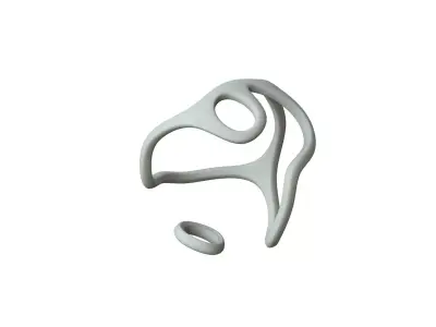 SciFi Cube Object No 21468 Low Poly Shape Texture