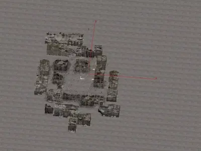Urban disaster scenarios 3D model