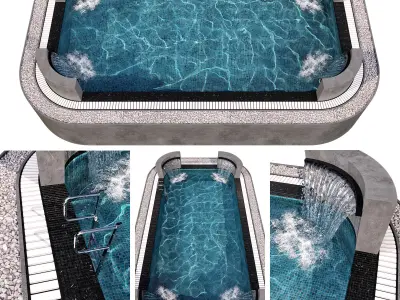 SWIMMING POOL NO74 A 3D model