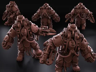 Solar Guard - Abhuman Wardens - Imperial Guards 3D print model