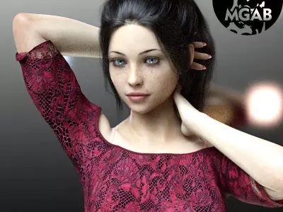 Julie for Genesis 8 Female 3D model