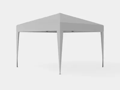 Easy up Pergola Low-poly 3D model