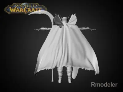 Scourge Skeleton King 3D model