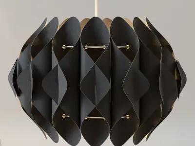  Chandelier and floor lamp AZZARDO RUBEN 3D model