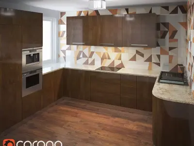 Kitchen Furniture XI 3D model