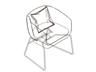 chair rvt 3D model purchase