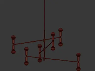 Yoka Modern Pendant Lighting 3D model