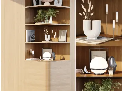collection Decorative set 3 3D Model Pack