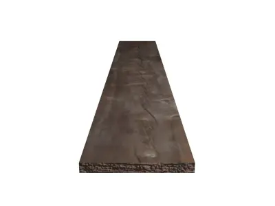 Lowpoly plank 1 wooden Free low-poly 3D model