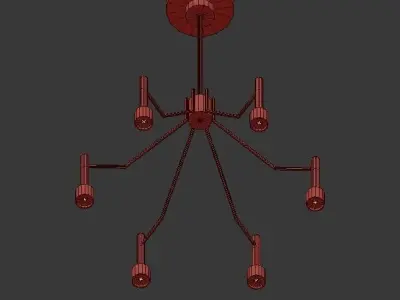 Ella chandelier 3D model