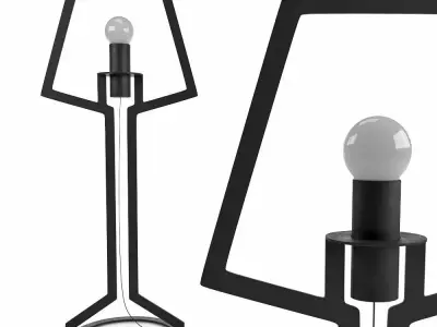 Outline lamp floor lamp 3D model