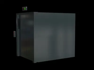 Elevator Model  Low-poly 3D model