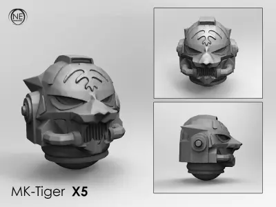 space helmet animal pack 3D print model