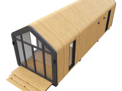 Barn House 08 3D model