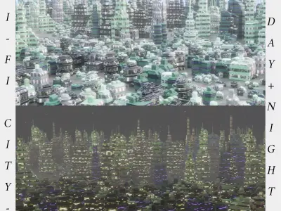 Sci Fi City 1a 3D model