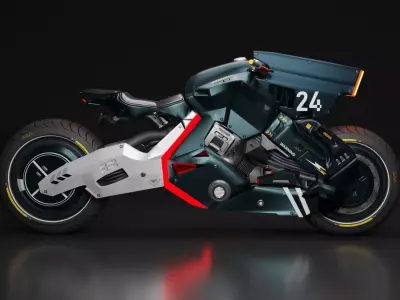 Sci-Fi concept Bike 3D model