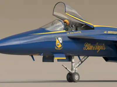  Blue Angels F18 Super Hornet SC 