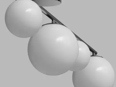 Lamp Cristallo Uvol Low-poly 3D model