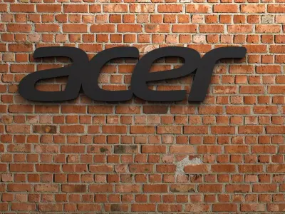Acer logo 3D print model