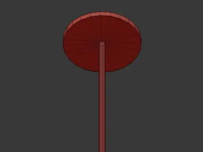 Cairo Five Arm Contemporary Chandelier 3D model