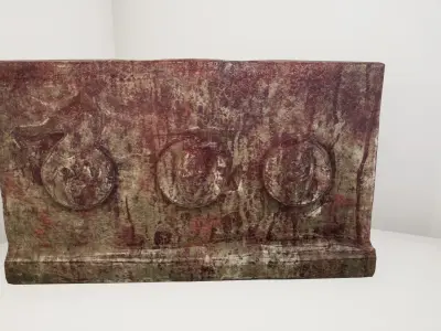 Ancient Wall Free low-poly 3D model