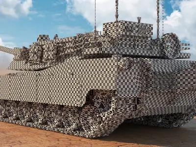  M1A1 Abrams Main Battle Tank Only UVW 