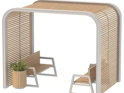 Urban Furniture 09 3D model