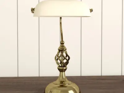 Bratton Bankers Light Lamp 3D model