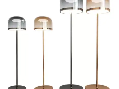 Fontanaarte Equatore Floor Lamp Set 3D model