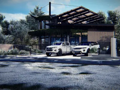 house Low-poly 3D model