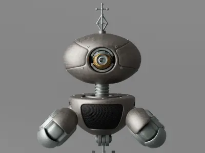 Robot V26 Low-poly 3D model