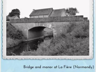 Manor house of la Fiere Sainte-Mere-Eglise Normandy - Modern WW2 3D print model