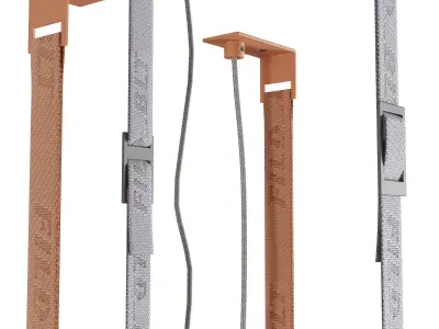 pluskouple block ceiling lamp 3D model