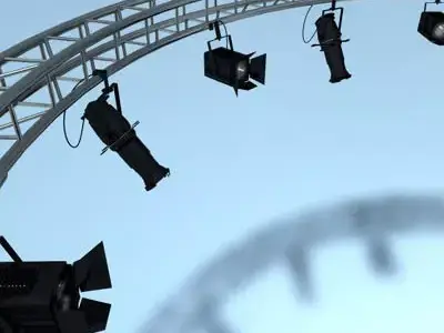 Round truss 3D model