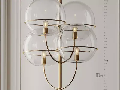 Lyndon Pendant by Vico Magistretti for Oluce 3D model