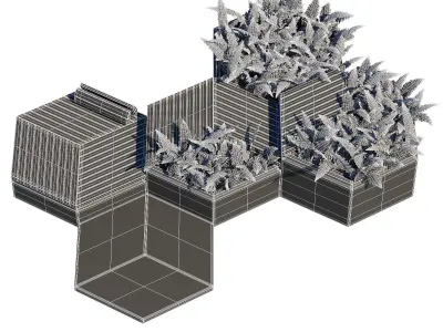 Solid Hex Podium 3D model